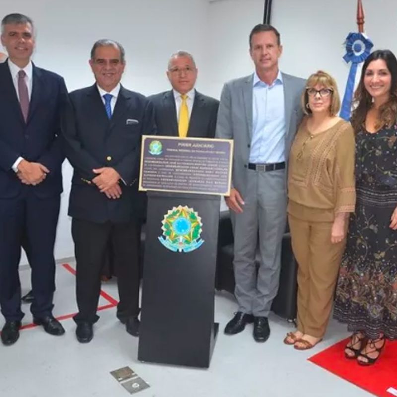 INAUGURAÇÃO DO CENTRO DE MONITORAMENTO INTEGRADO DO TRT/RJ É PRESTIGIADA PELA AJUTRA