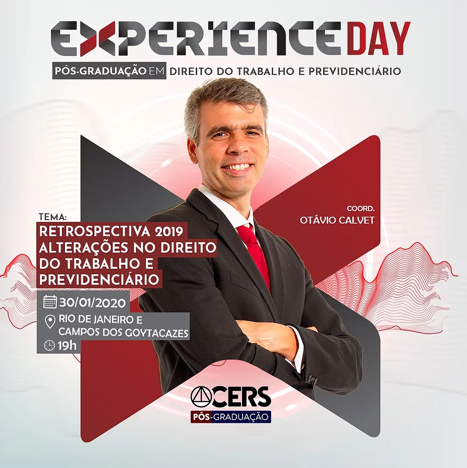 EXPERIENCE DAY DIA 30/01/2020