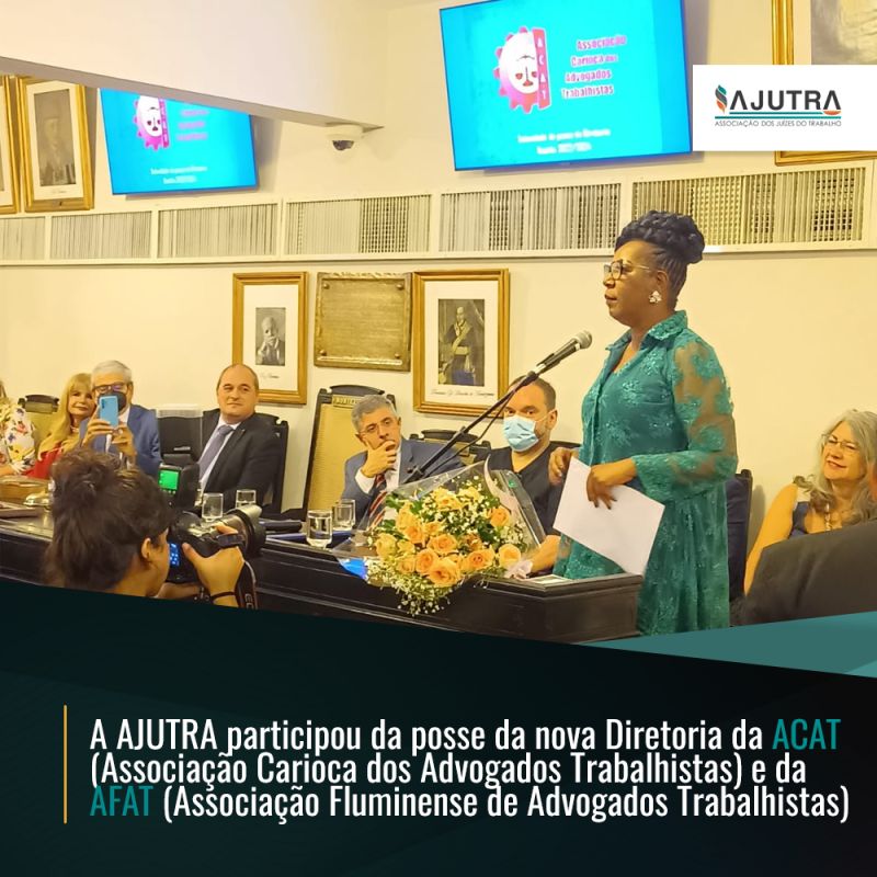 A AJUTRA participou da posse da nova Diretoria da ACAT e da AFAT