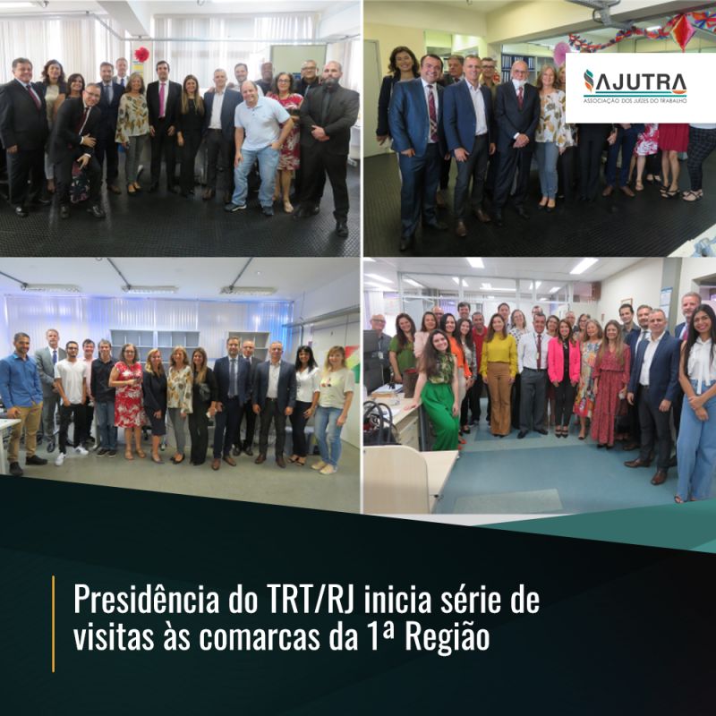 Presidência do TRT/RJ inicia série de visitas às comarcas da 1ª Região