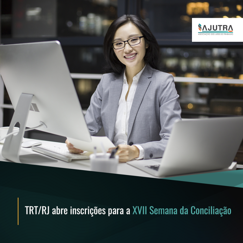 TRT/RJ abre inscrições para a XVII Semana da Conciliação