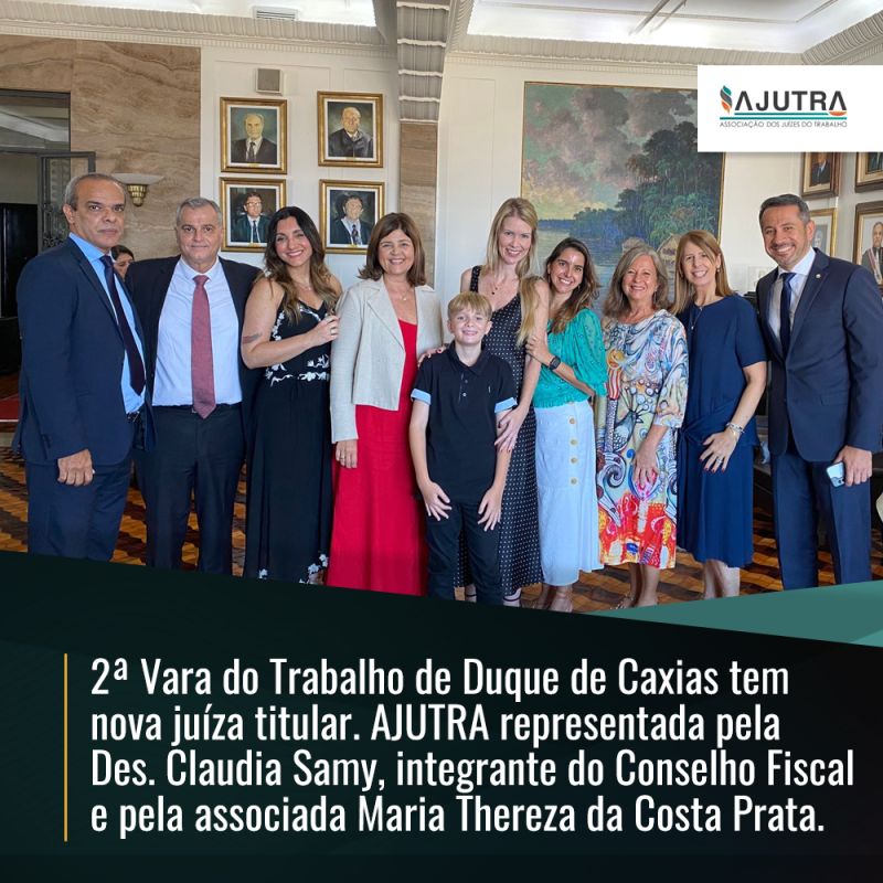 2ª Vara do Trabalho de Duque de Caxias tem nova juíza titular