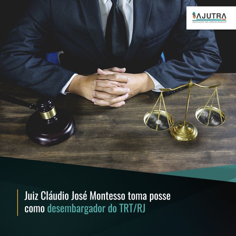 Juiz Cláudio José Montesso toma posse como desembargador do TRT/RJ