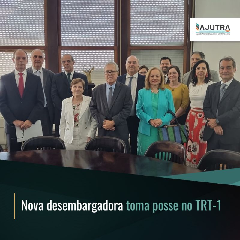 Nova desembargadora toma posse no TRT-1