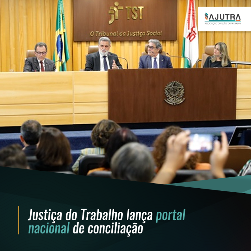Justiça do Trabalho lança portal nacional de conciliação