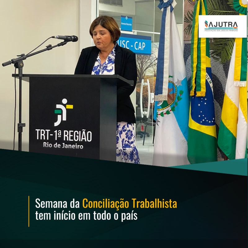 Semana da Conciliação Trabalhista tem início em todo o país