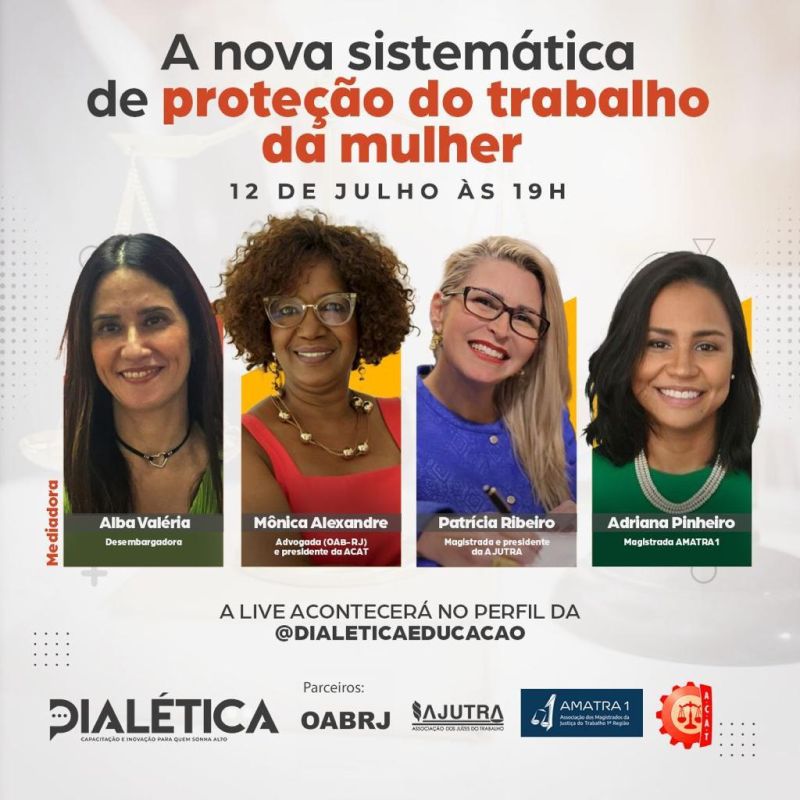 Participe do evento - A Nova Sistemática do Trabalho da Mulher