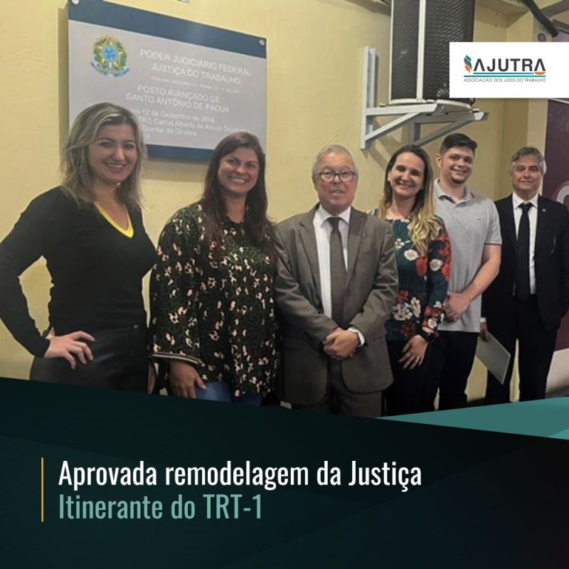 Aprovada remodelagem da Justiça Itinerante do TRT-1