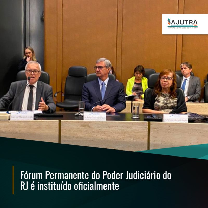 Fórum Permanente do Poder Judiciário do RJ é instituído oficialmente