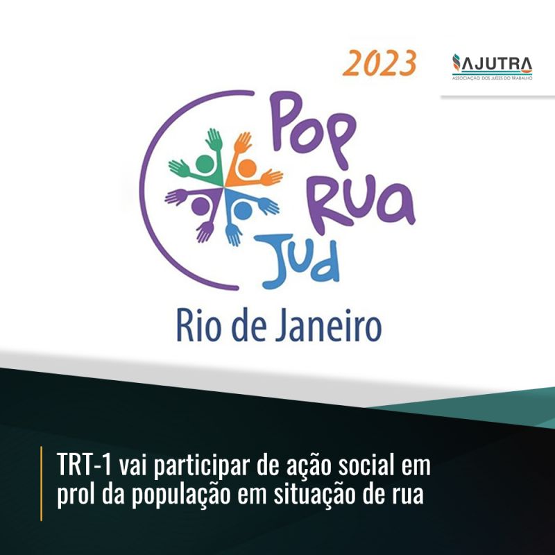 TRT-1 vai participar de ação social em prol da população em situação de rua