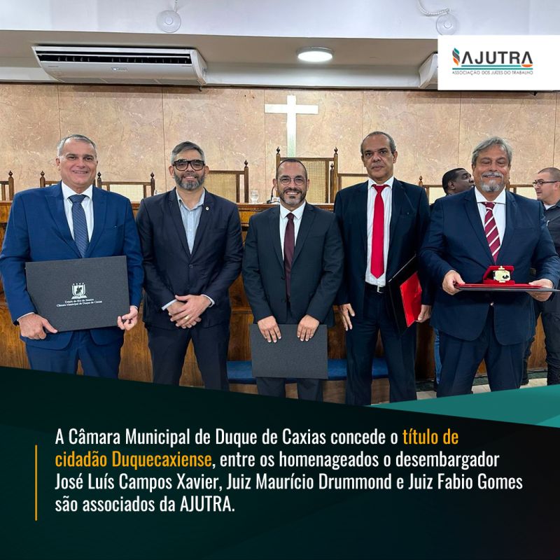 A Câmara Municipal de Duque de Caxias concede o título de  cidadão Duquecaxiense