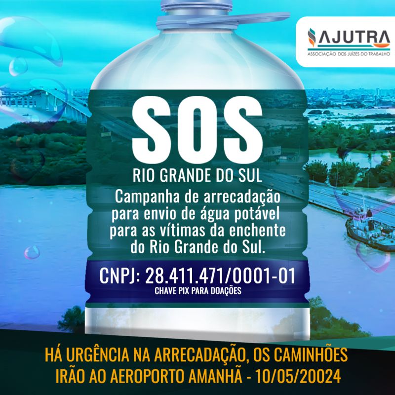 Mobilização Solidária para Doação de Água aos Atingidos no Rio Grande do Sul