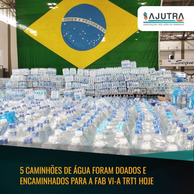 Arrecadação de água é encaminhada para o Rio Grande do Sul