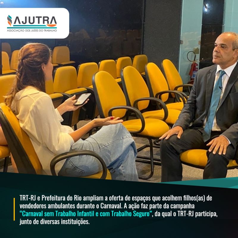 Ação do TRT-RJ e Prefeitura do Rio é destaque na mídia