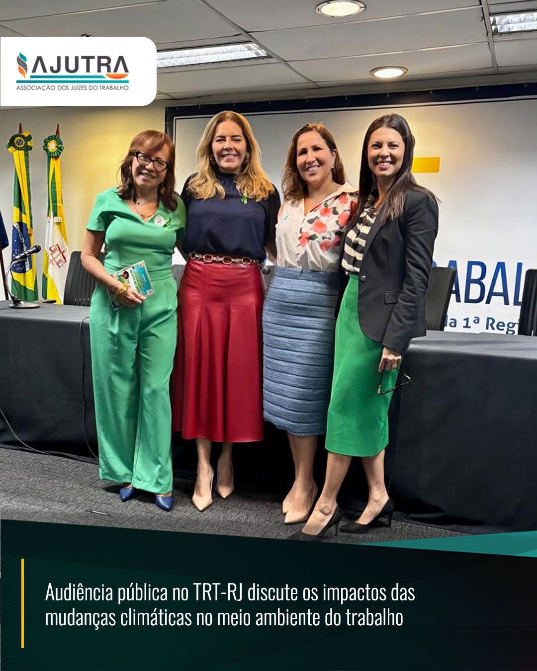 Audiência pública no TRT-RJ discute os impactos das mudanças climáticas no meio ambiente do trabalho
