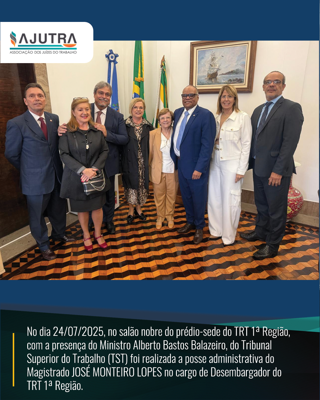 Posse administrativa do Desembargador José Monteiro Lopes