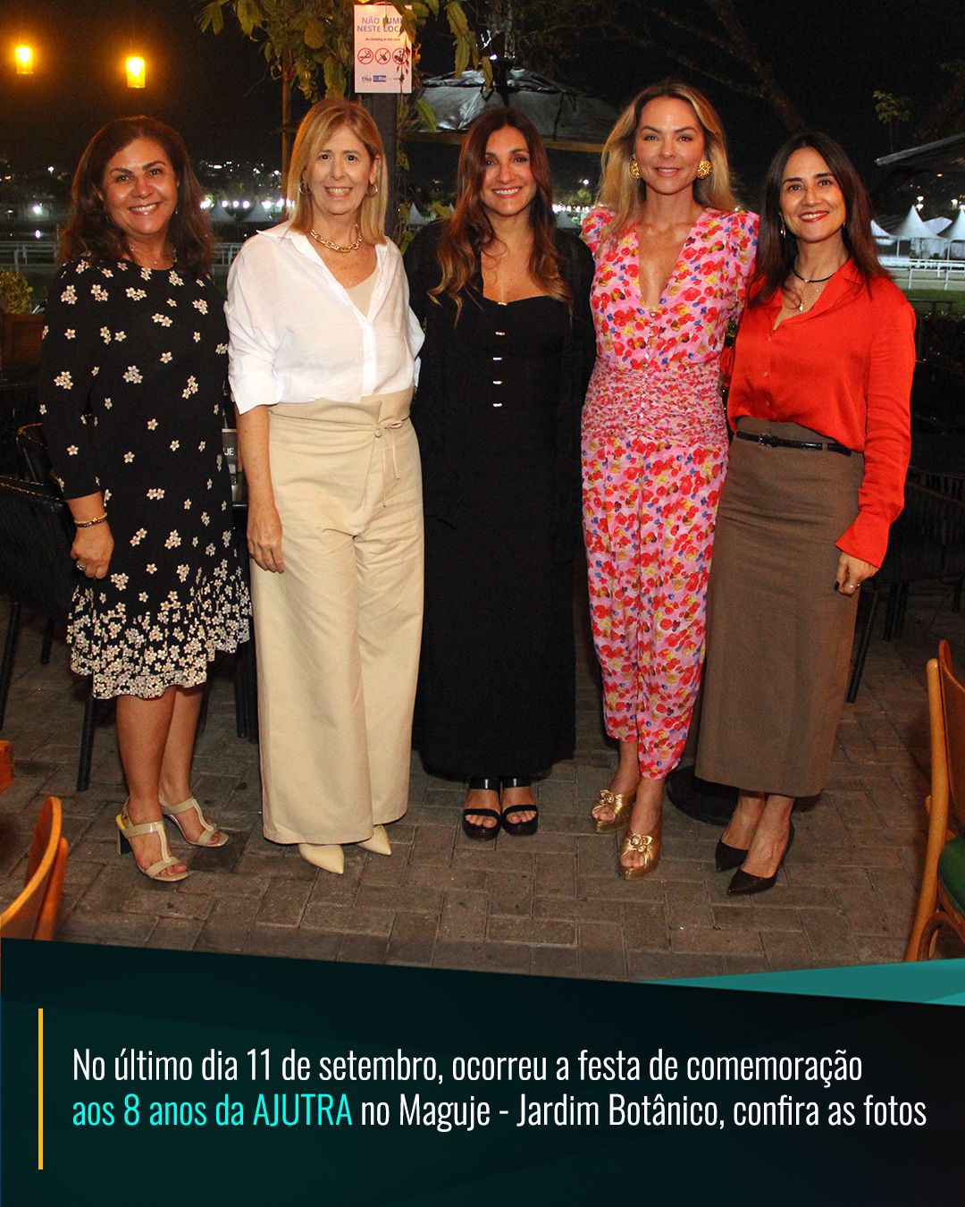 No último dia 11 de setembro, ocorreu a festa de comemoração dos 8 anos da AJUTRA no Maguje - Jardim Botânico.