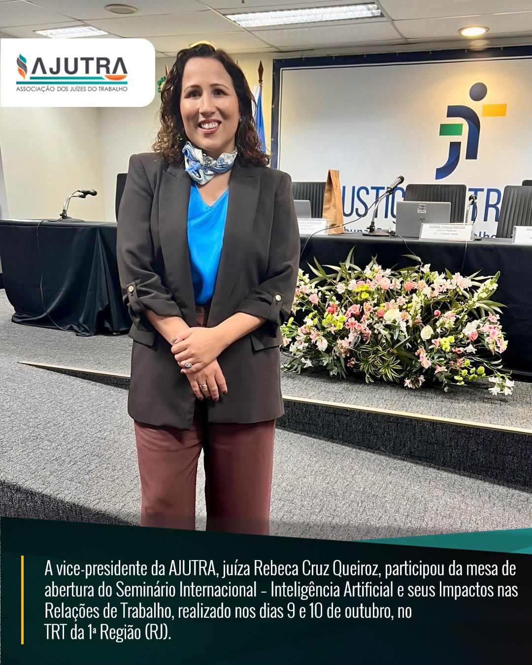 Seminário Internacional – Inteligência Artificial e seus Impactos nas Relações de Trabalho