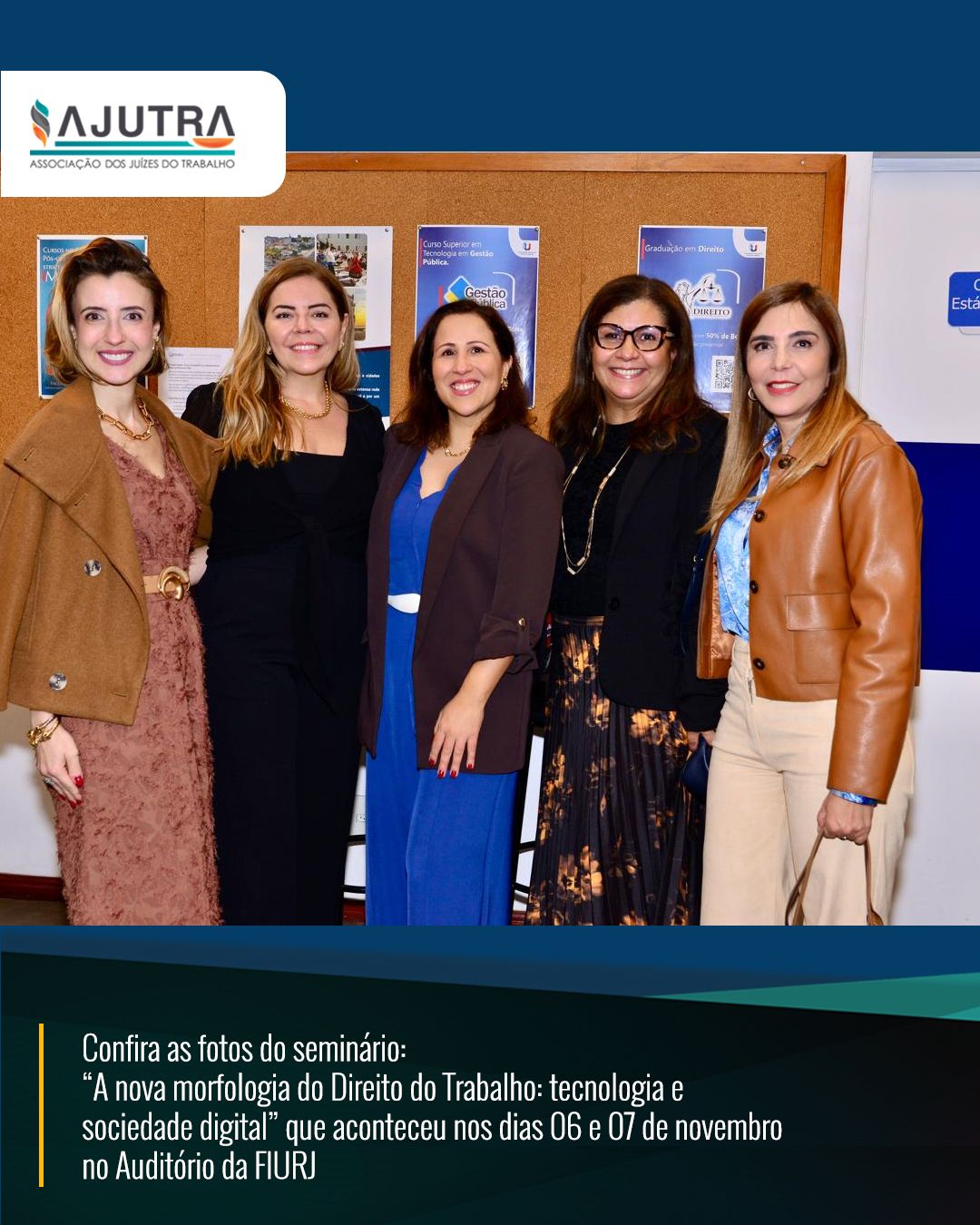 Seminário - A nova morfologia do Direito do Trabalho: tecnologia e sociedade digita 